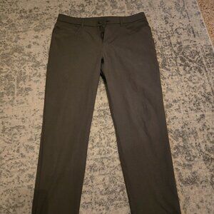 Lululemon ABC 5-Pocket Pants, Men's, 34x32, Warpstreme, Army Green